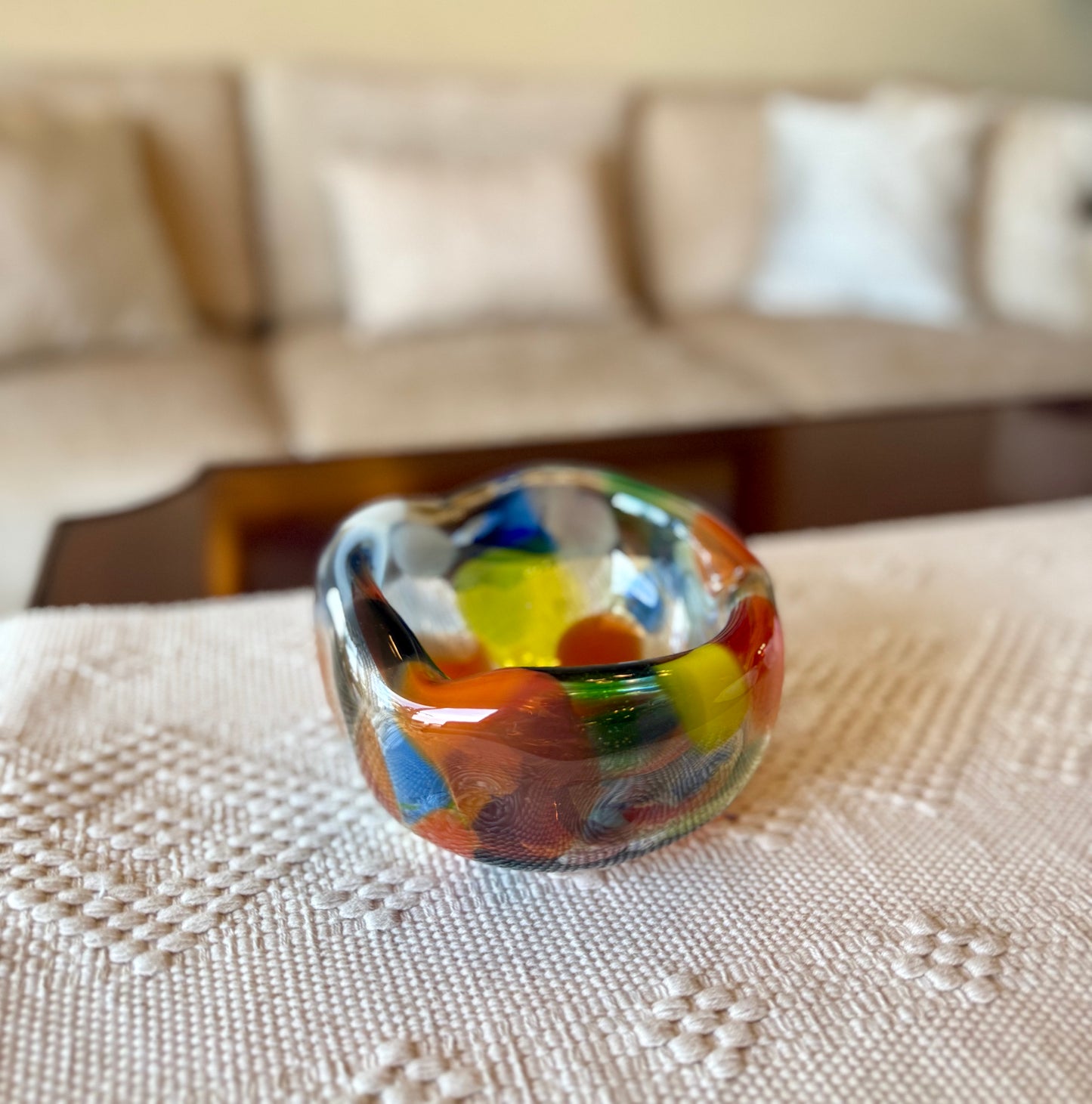 Bowl asimétrico de Vidrio Soplado 15 cm