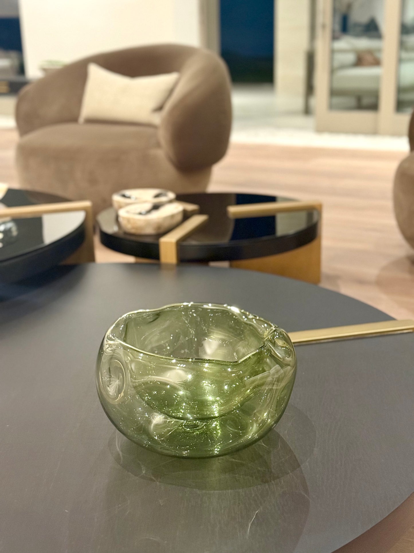 Bowl asimétrico de Vidrio Soplado 30 cm